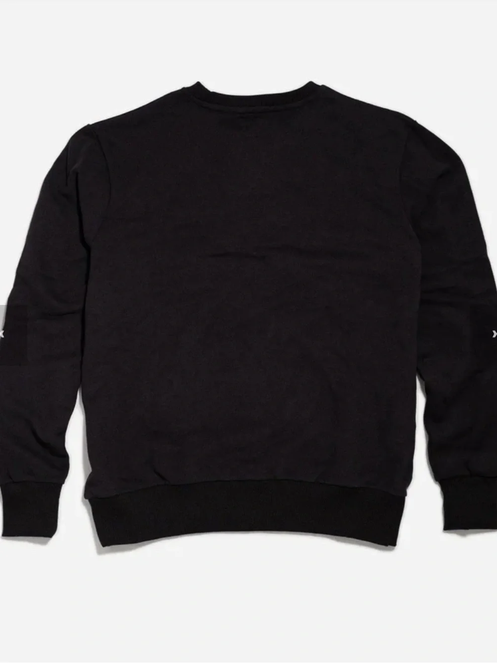 Bike Shed Moto Co Black Crewneck with Gold Embroidery